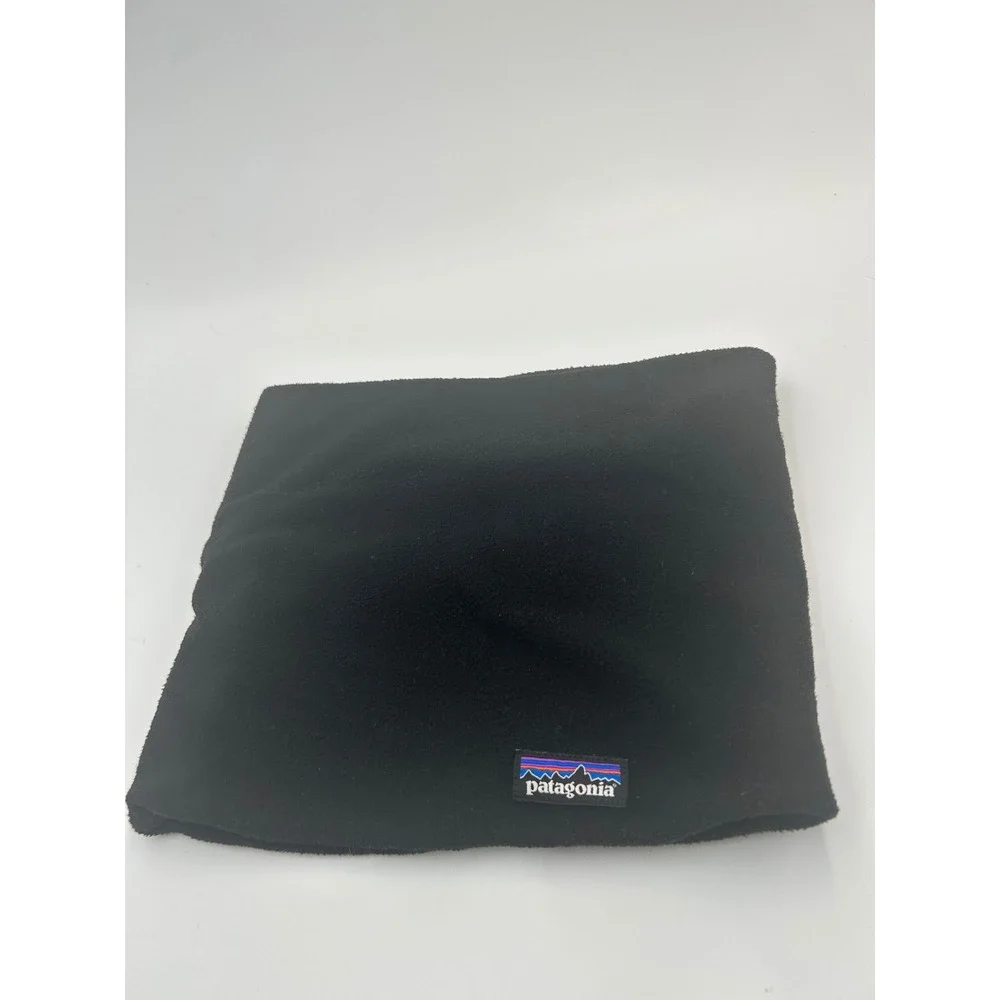 Patagonia Micro D Gaiter Black Fleece Neck Warmer Scarf 28645 One Size
